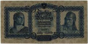 Geldschein, 50 Schilling (ATS), 2.1.1929