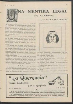 Una mentira legal : Ño Cachupa