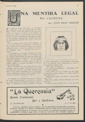 Una mentira legal : Ño Cachupa