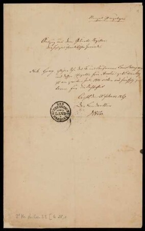 Auszug aus dem Geburts-Register der hiesigen israelitischen Gemeinde.