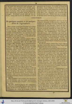 De quelques ennemis et de quelques alliés de l'agriculture.