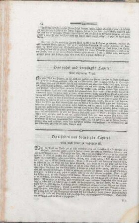 Das sieben und dreyßigste Capitel. Was noch ferner zu beobachten ist.