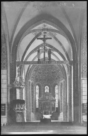 Mühlberg. Inneres der Altstädter Kirche