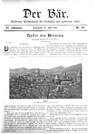 24.Juni 1899 Nr, 25