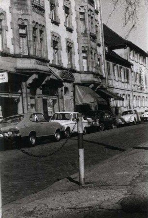 Privatgebäude, Straßen und Plätze in Karlsruhe. Markgrafenstraße