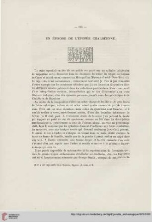5: Un épisode de l'épopée Chaldéenne