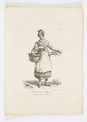 Marchande de Maquereaux, Blatt 8 der Folge "Rufe von Pariser Straßenhändlern"