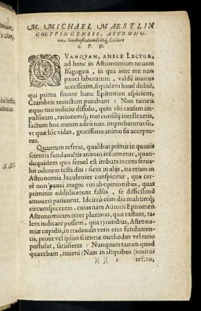 2r-7r, M. Michael Maestlin Goeppingensis