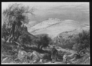 Ölberg vom Zion [Jerusalem] aus gesehen