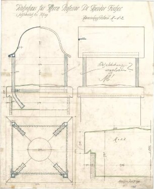 Fischer, Theodor; Icking - Schlederloh (Isartal); Landhaus Theodor Fischer - Kaminkopf (Details)