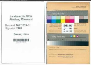 Entnazifizierung Hans Breuer , geb. 27.08.1903 (Schreiner)