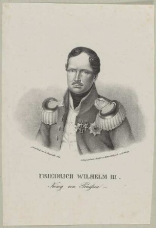 Bildnis des Friedrich Wilhelm III., König von Preußen