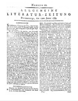 [Keyser, G. A.]: Antihypochondriakus. T. 3. Oder etwas zur Erschütterung des Zwergfells und zur Beförderung der Verdauung. Erfurt: Keyser 1784