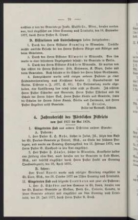 70-72, 4. Jahresbericht des Nördlichen Districts