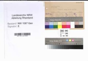 Sitzungstermine und -berichte mit Namenlisten