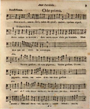 THEATRUM AFFECTUUM HUMANORUM. SIVE CONSIDERATIONES MORALES AD SCENAM ACCOMMODATAE, ET In Oratorio Almae Sodalitatis Majoris B. V. MARIAE ab Angelo salutatae Matris Propitiae Monachij per Verni Jejunij Dominicas Dies Horis pomeridianis exhibitae, Nunc ad plurium utilitatem in lucem publicam datae à P. FRANCISCO LANG Soc. JESU p. t. Sodalitatis Praeside. In Modulos reductae ab artis Musicae Magistris, quorum Nomina sequens folium exhibet. CUM FACULTATE SUPERIORUM, 6,1. Basso
