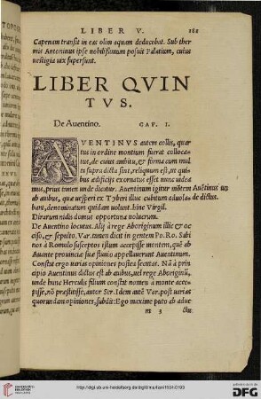 Liber qvintvs