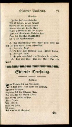Siebende Verehrung