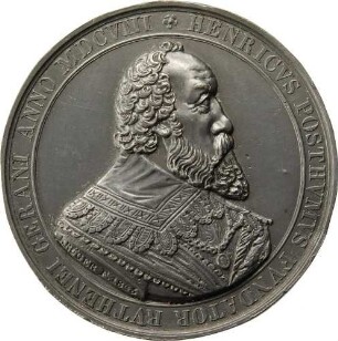Graf Heinrich d. J. Postumus - Preismedaille des Gymnasiums Gera