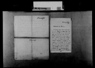Schreiben von Johann Caspar Bluntschli, Heidelberg, an August Lamey: Entschuldigung für Abwesenheit auf einer Sitzung.