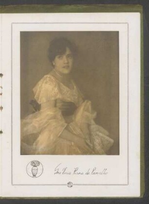 [Fotografía de] Sra. Ema Piera de Carvalho