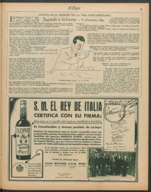 Apostillas al margen de la vida parlamentaria : Jugando a la lotería