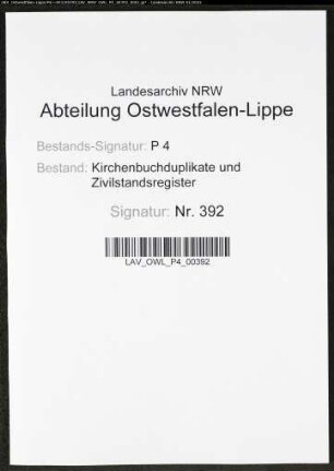 Kirchenbuchduplikat der katholischen Gemeinde Oberkirchen (GHT 1852-1857). (Gemeinde: Oberkirchen, katholische Gemeinde)