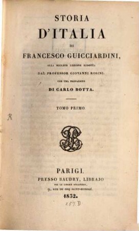 Storia d'Italia, 1
