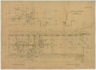 Fischer, Theodor; Wiesbaden; Museum - Bauteil E I. (Grundriss, Teilgrundrisse)