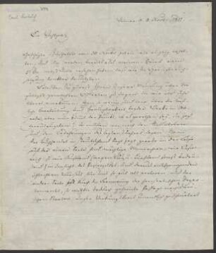 Brief an Jacob Grimm : 04.11.1811-30.11.1811