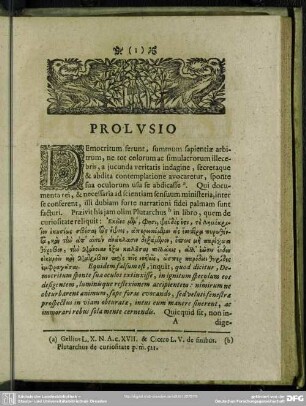 Prolusio