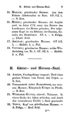 II. Götter- und Heroen-Saal