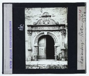 Marienberg, Rathaus : Portal