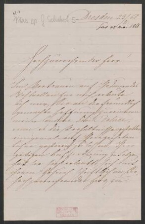 Brief an Unbekannt : 23.05.1861