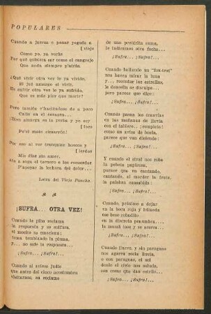 ¡Sufra... otra vez!