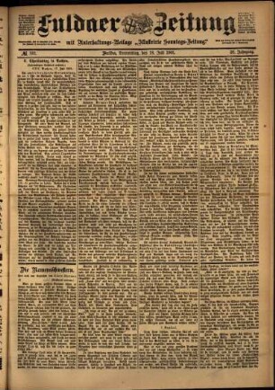 Ausgabe vom Donnerstag, den 18. Juli 1901.