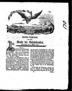 April, 1751. Vierzehntes Stück