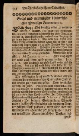 544-551, 96. Von offtermahliger Communion