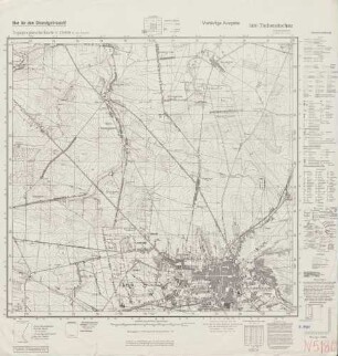 5180 Tschenstochau, Topographische Karte 1:25000 (4cm - Karte)