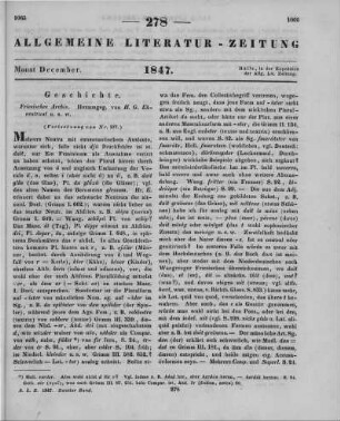 Friesisches Archiv. Eine Zeitschrift für friesische Sprache. Hrsg. v. H. G. Ehrentraut. Bd. 1. Oldenburg: Schulze 1847 (Fortsetzung von Nr. 277)