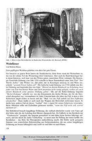Weinfässer