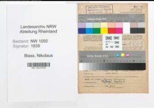 Entnazifizierung Nikolaus Blass , geb. 27.02.1908 (Polizeibeamter)