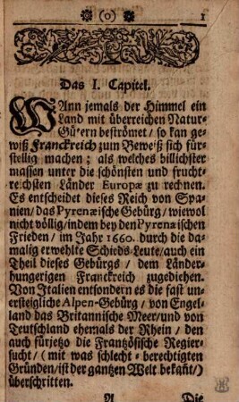 Das frantzösische Zepter : Oder kurtzer doch wahrhaffter Entwurff des Königreichs Franckreich ...
