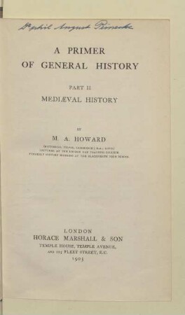 Part 2, [Schülerband]: Medieval history