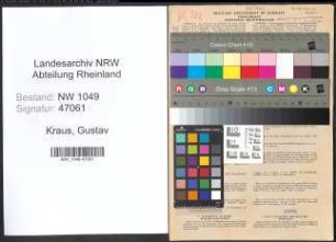 Entnazifizierung Gustav Kraus , geb. 05.02.1898 (Lagerist)