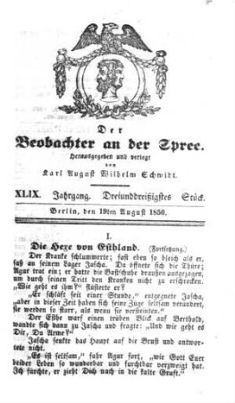 32. Stueck, 19. August 1850