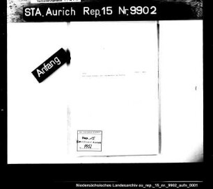 Die Einrichtung eines Viehmarkts in Völlen