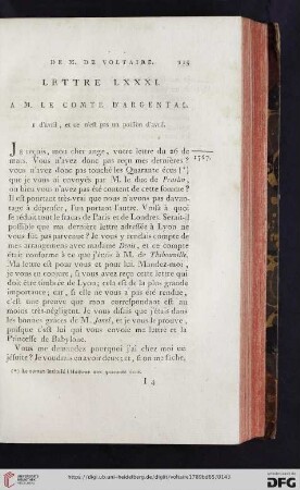 (Lettre LXXXI - XC)