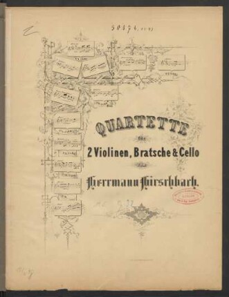 Quartett für 2 Violinen, Bratsche und Cello (No. 5.)