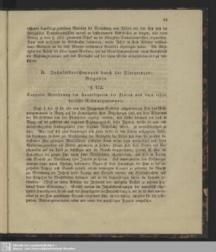 B. Inhaltsberechnungen durch die Flurgrenzen-Brigaden